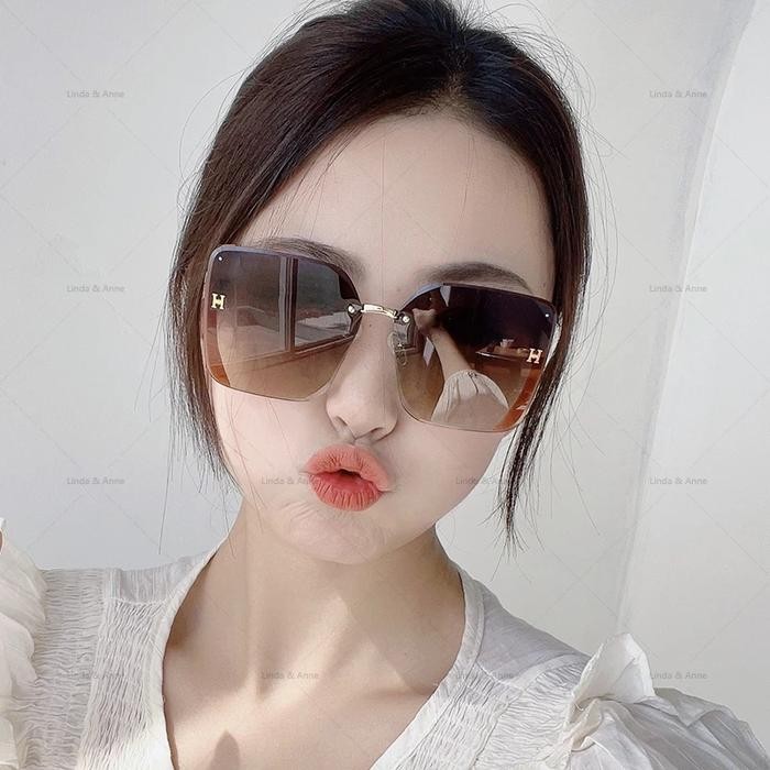 kacamata sunglass hitam import wanita