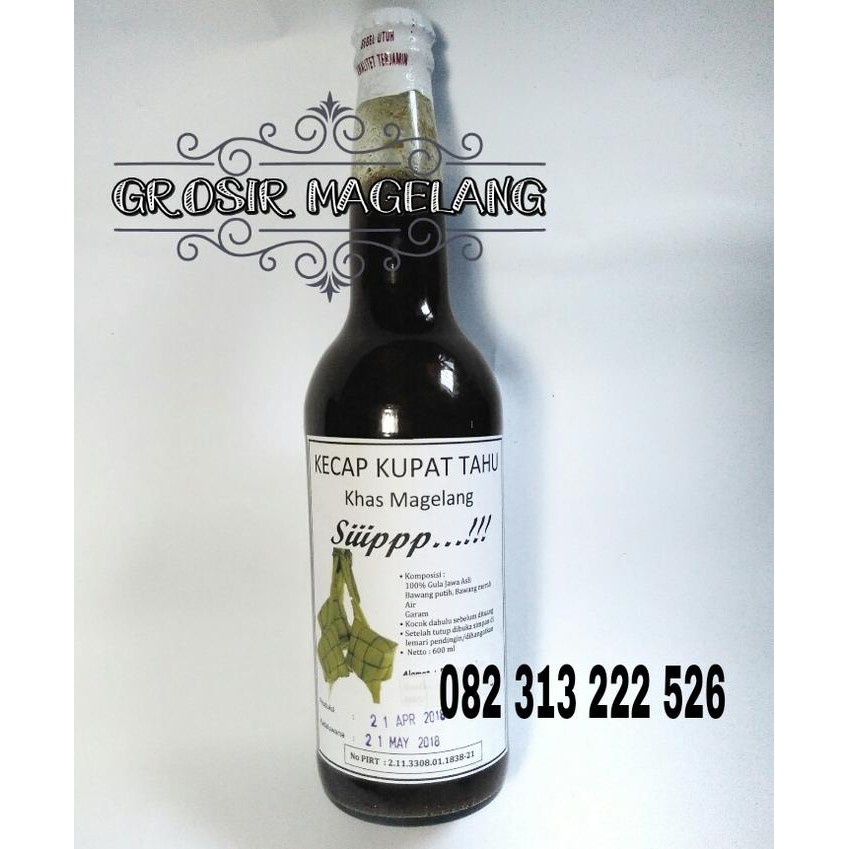 

SIAPKIRIM Bumbu Jadi Kecap Instan Basah Kuah Makanan Khas Magelang Kupat Tahu READY STOCK