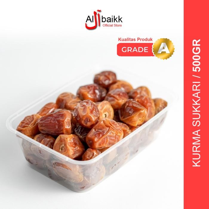 

ORIGINAL Kurma Sukari Kemasan 500gr Makanan Ringan Kering Khas Arab READY STOCK