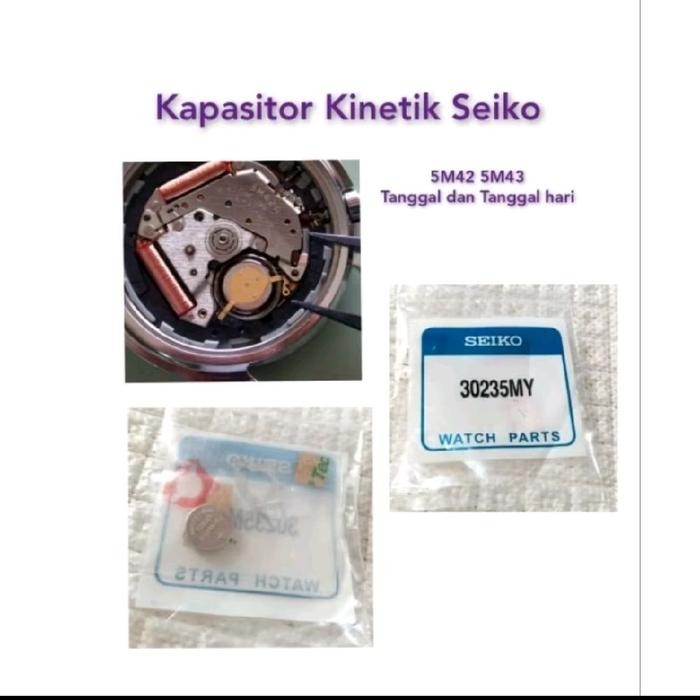 BATERAI KAPASITOR JAM SEIKO KINETIC 30235MY PANASONIC MT920 ORIGINAL