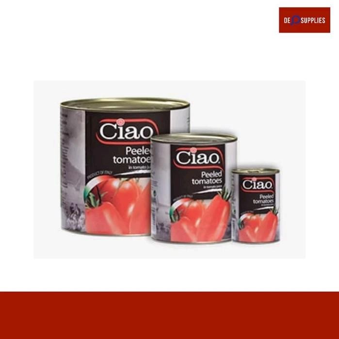 

Gdh Ciao Italian Peeled Tomato Premium 2550gr Tomat Kupas Chopped Tomato