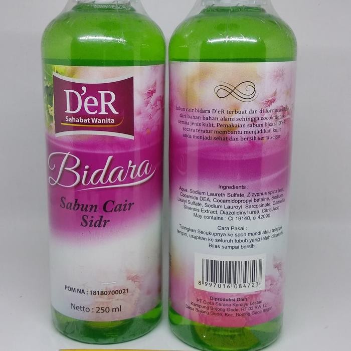 Sabun Cair Sidr Bidara De 'R Asli -Gratisongkir