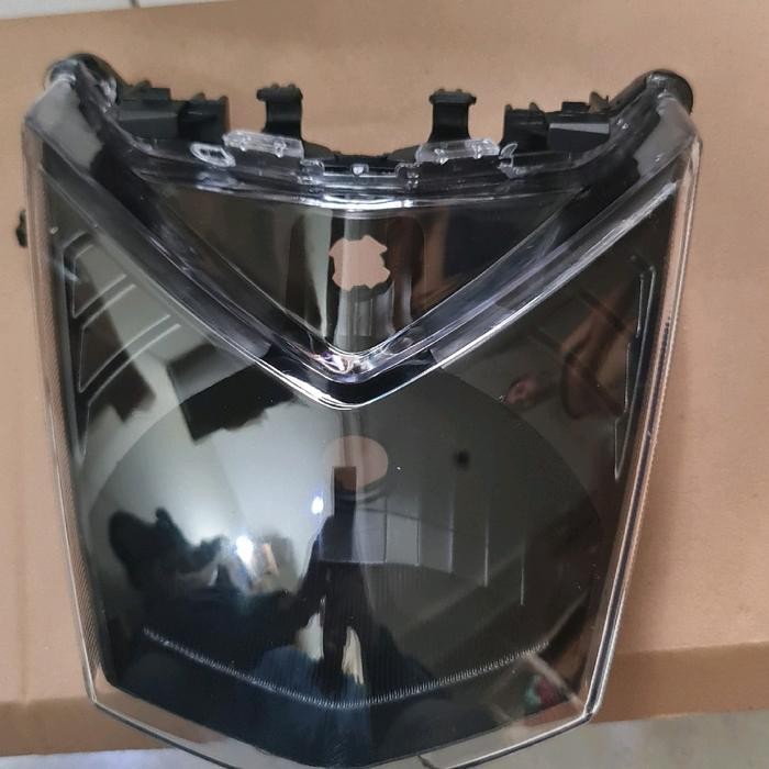 Reflektor Beat Fi 2013 2014 2015 Rumah Smoke Hitam Custom Daymaker Gratisongkir