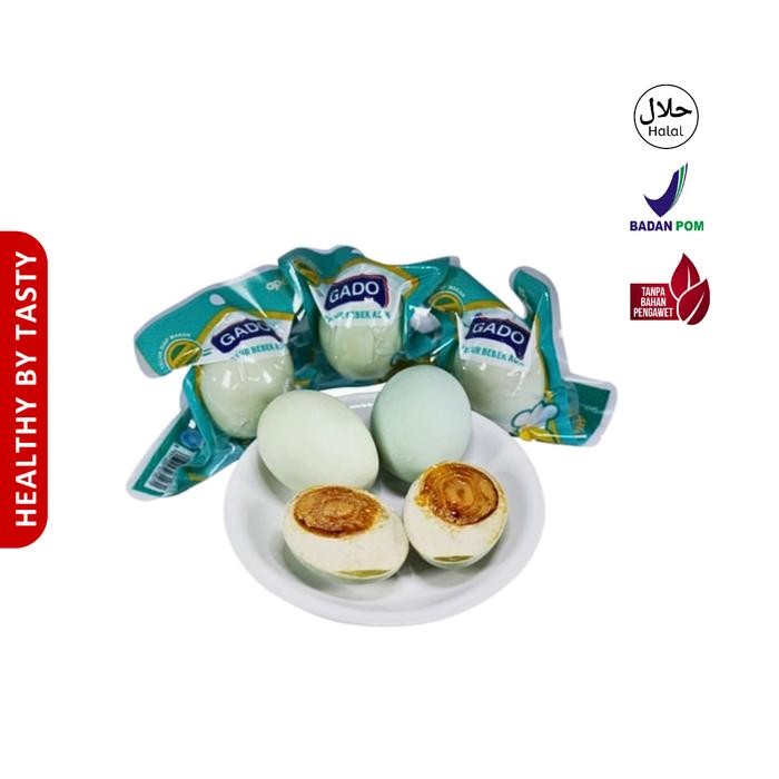 

Gdh Gado Telur Bebek Asin Telur Siap Makan Praktis 1 Box Telor