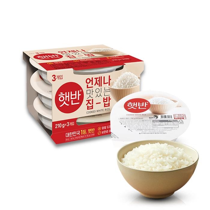 

Gdh CJ Hetbahn Cooked White Rice - Nasi Putih Instan Korea 210 gram Bundle
