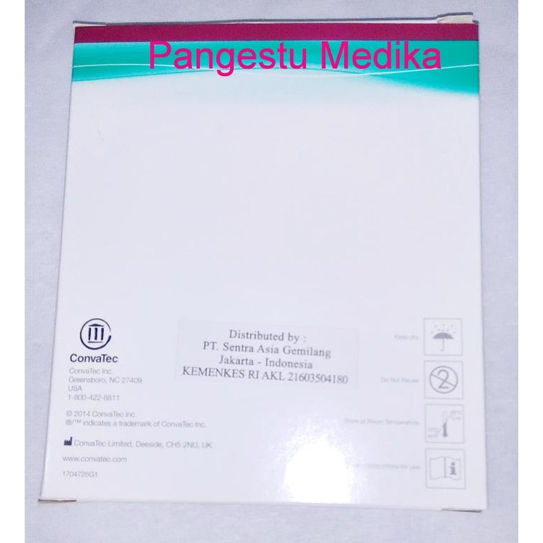 

Gdh Duoderm CGF Dressing10x10cm Convatec Per Piece
