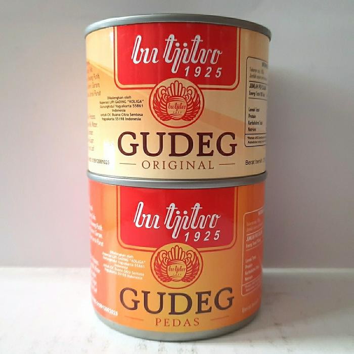 

Gdh Gudeg Kaleng Bu Tjitro Original Pedas Paket Ekonomis