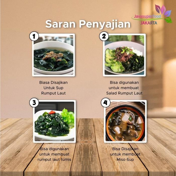 

Gdh Cut Wakame Rumput Laut Kering 50 Gram Dried Seaweed Miyeok Miso