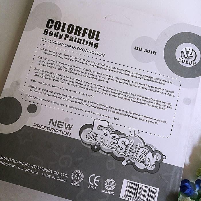 

Mingda Freshen Face Painting 12 / Crayon Wajah - Aman Untuk Anak-Anak Gratisongkir