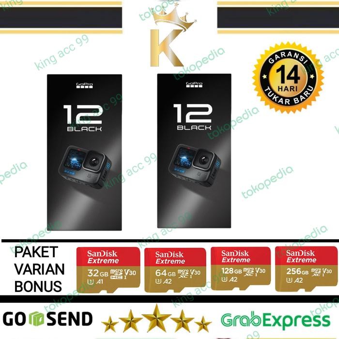 GOPRO HERO 12 BLACK ACTION CAMERA / KAMERA GOPRO HERO 12 BLACK