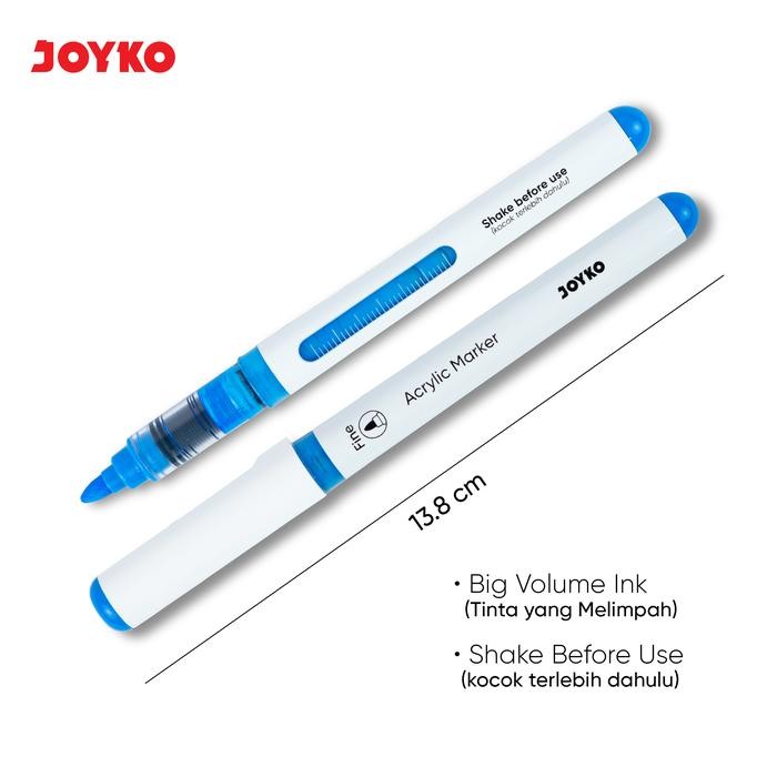 

Joyko Acrylic Marker Spidol Akrilik Acmk-71 Gratisongkir