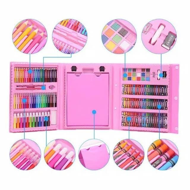

Crayon Anak Set Isi 208 Pcs Pensil Warna Alat Lukis Set Crayon Set Gratisongkir