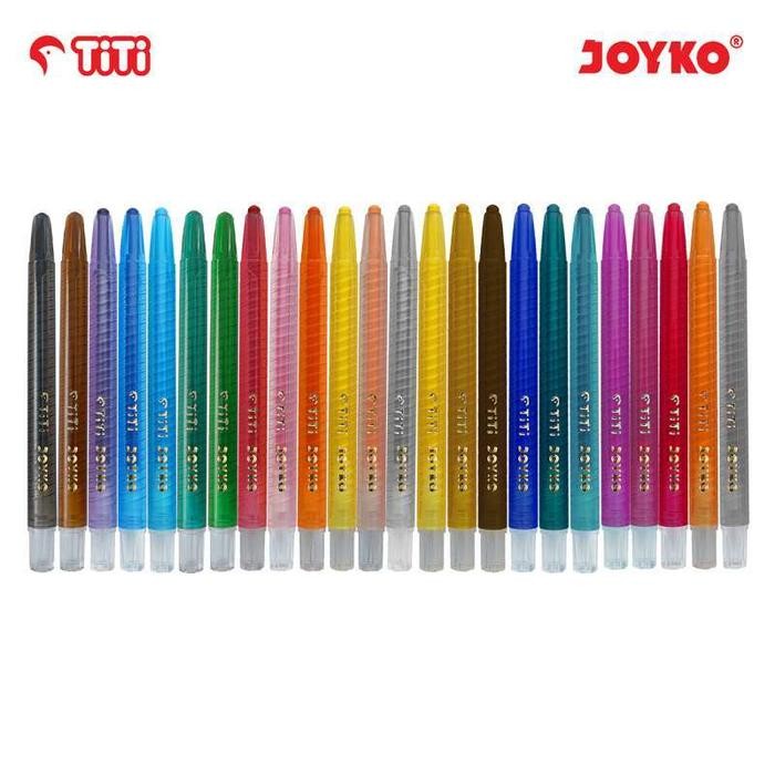 

Twist Crayon / Krayon Putar - Joyko 24 Warna Gratisongkir