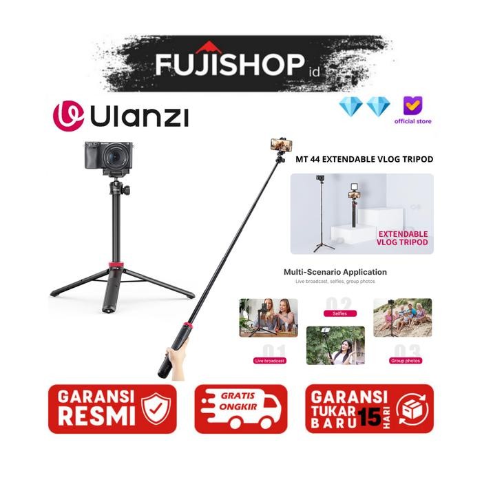 Ulanzi MT44 MT-44 Extendable Vlog Tripod Tongsis Ulanzi