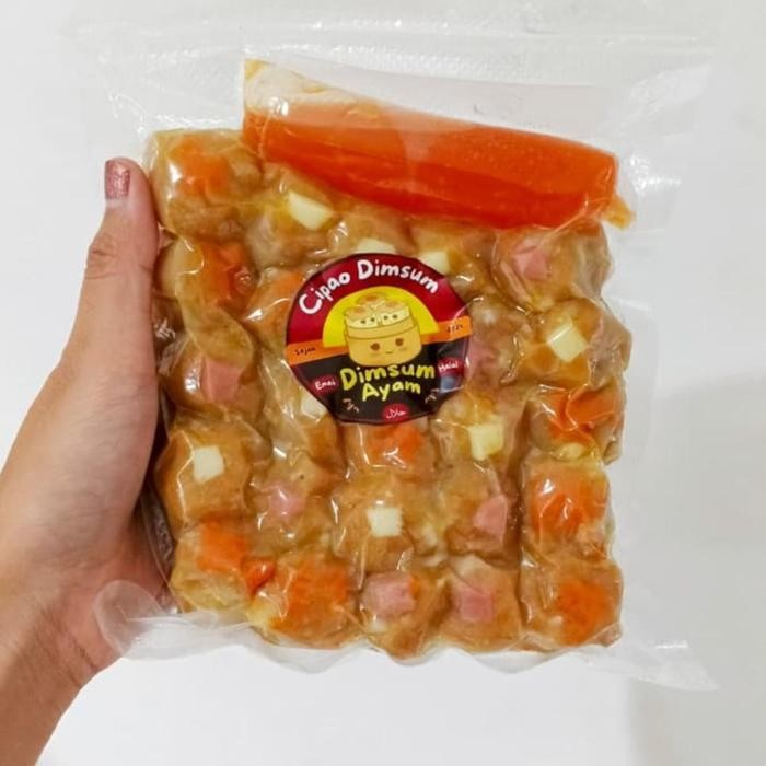 

Ger DIMSUM AYAM CIPAO 400GR ISI 25PCS DENGAN SAUS SAMBAL CHICKEN DIM SUM HALAL