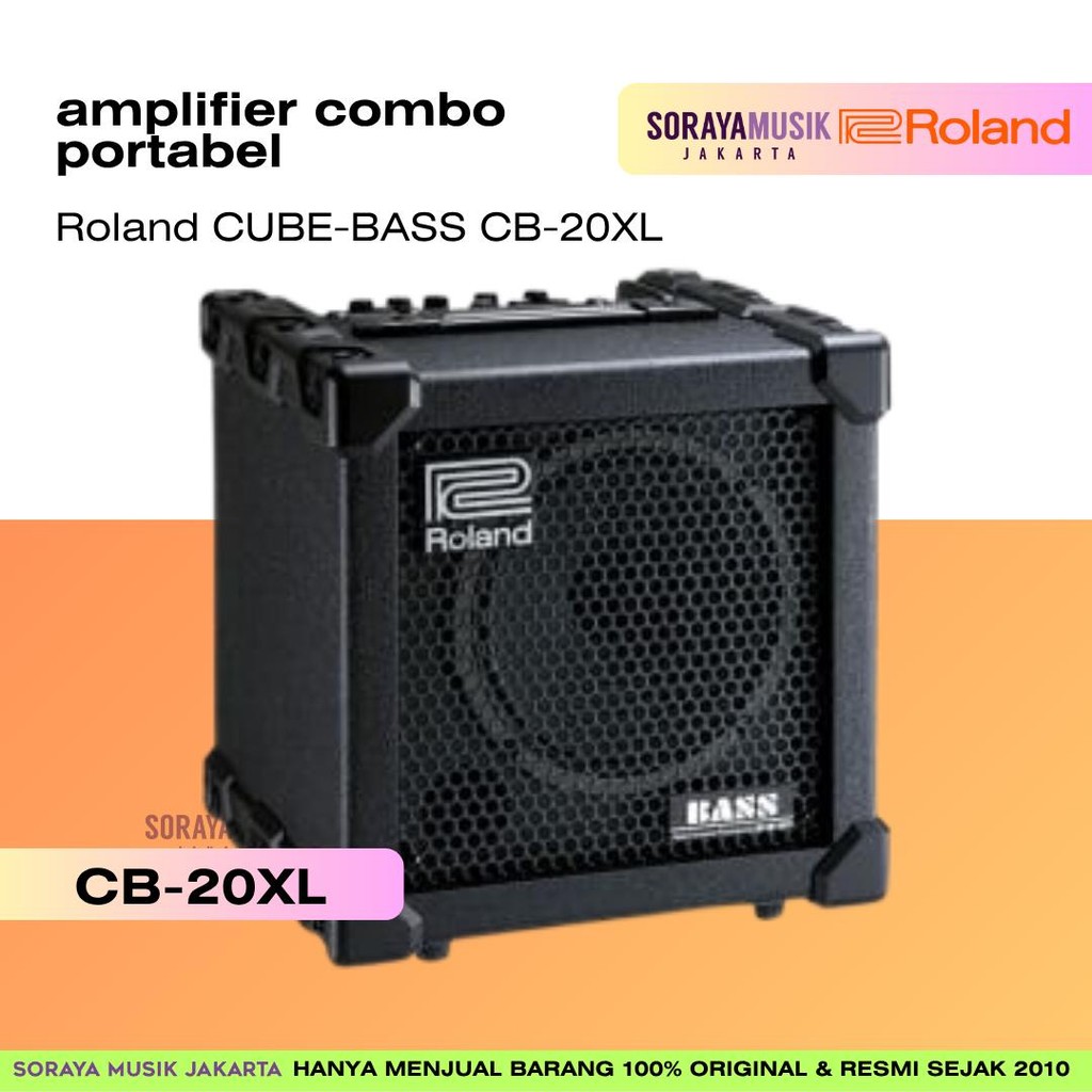Roland CUBE BASS CB20XL HARGA SPESIAL. Garansi Resmi. Ada Kartu Garansi. Stok Terbatas.