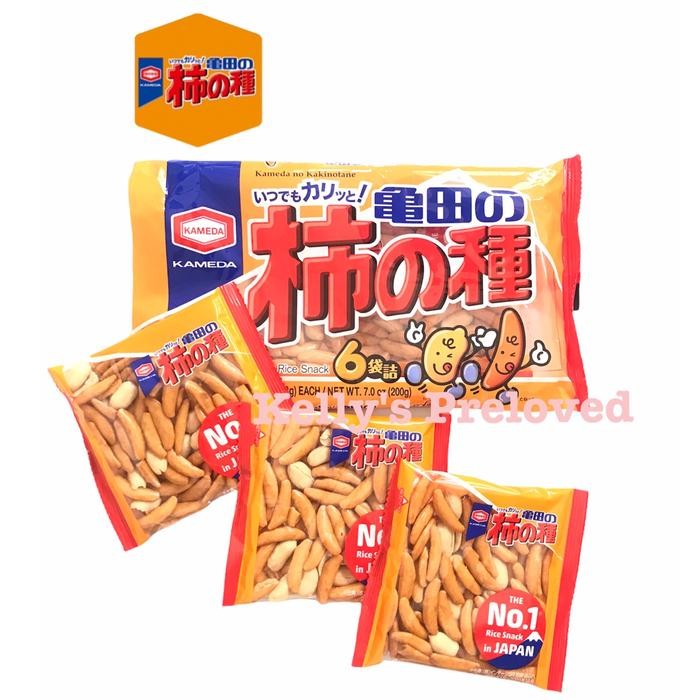

Ger KAMEDA NO KAKINOTANE 200 gr RICE CRACKERS SNACKS JAPAN NON HALAL