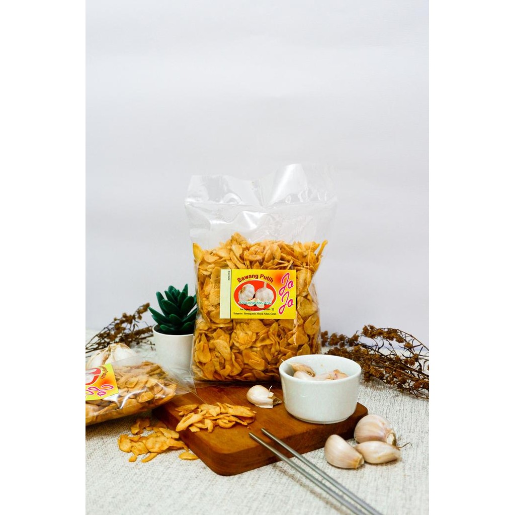 

Gdh Bawang putih goreng Jojo Irisan 250 Gr First Hand