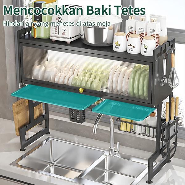 Rak Piring Wastafel Dengan Kabinet Rak Wastafel Cuci Piring Rak Dapur