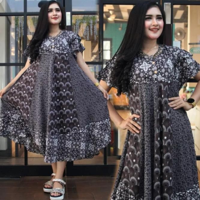 Daster terbaru payung jumbo rayon premium model busui