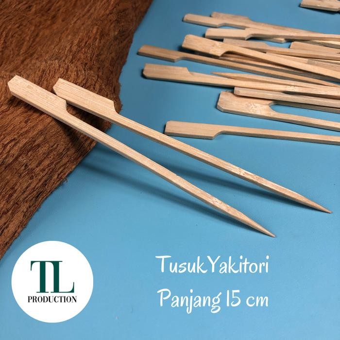 Tusuk sate Yakitori / Tusuk Sate Bambu / Yakitori 15cm