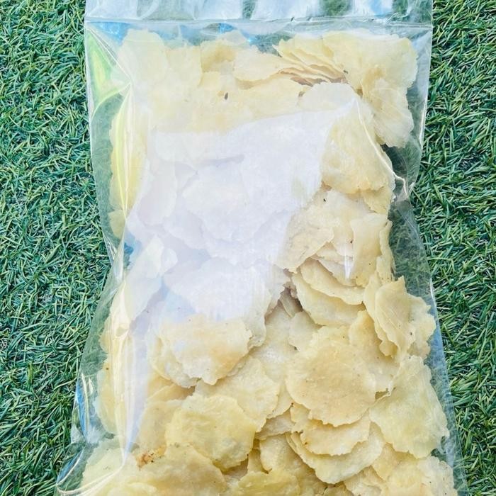 

Emping mlinjo mentah kemasan 500gram ekstra tipis ori gurih manis Snack Asin Cemilan Kering