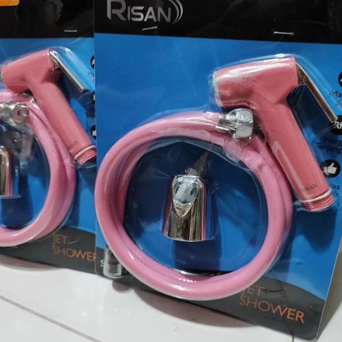 Jet Shower Toilet Bidet Shower Jet Wasser Kloset Warna PINK - RISAN