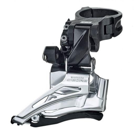 Shimano Front Derailleur Sepeda Deore Kfd-M6025-H 2X10 Speed Fd Shimano Deore Mtb, City & Touring