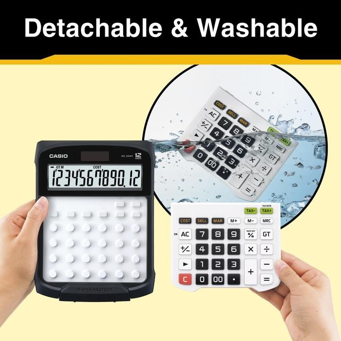 

Kalkulator Toko/Dagang Wd-320Mt Tahan Air 12 Digit