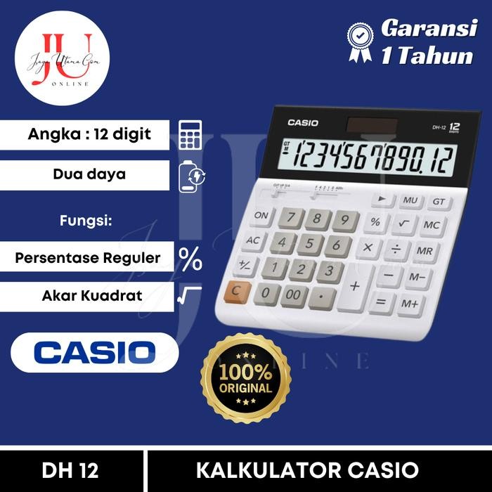 

Kalkulator Casio Dh-12 Black