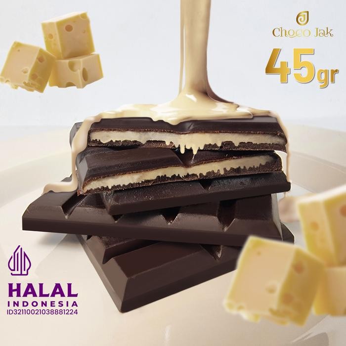 

Choco Jak Keju Coklat Dubai 45 GRAM Coklat Viral Enak dan Lezat Snack Cokelat Crunch