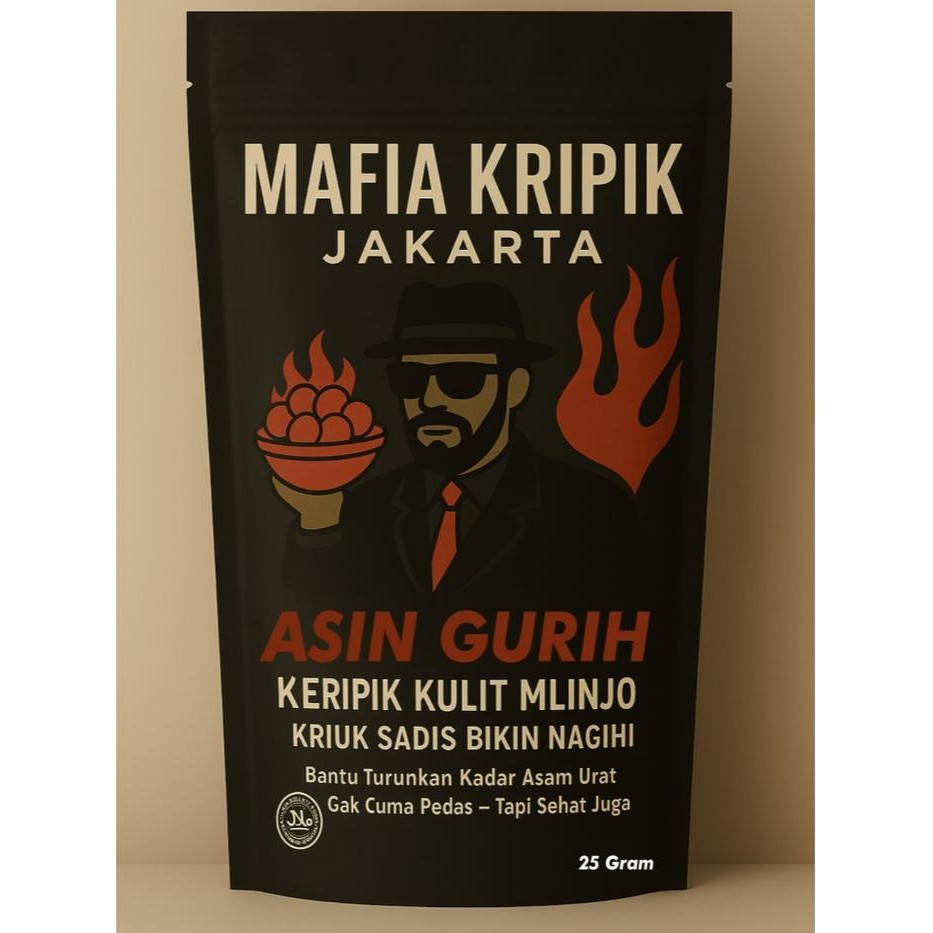 

Kripik Kulit Mlinjo Mafia Jakarta Camilan Viral Asin Gurih Renyah Nendang keripik food Snack Enak