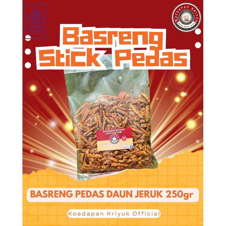 

BASRENG PEDAS DAUN JERUK 250gr CEMILAN VIRAL RENYAH GURIH, SNACK PEDAS KERING KEKINIAN.