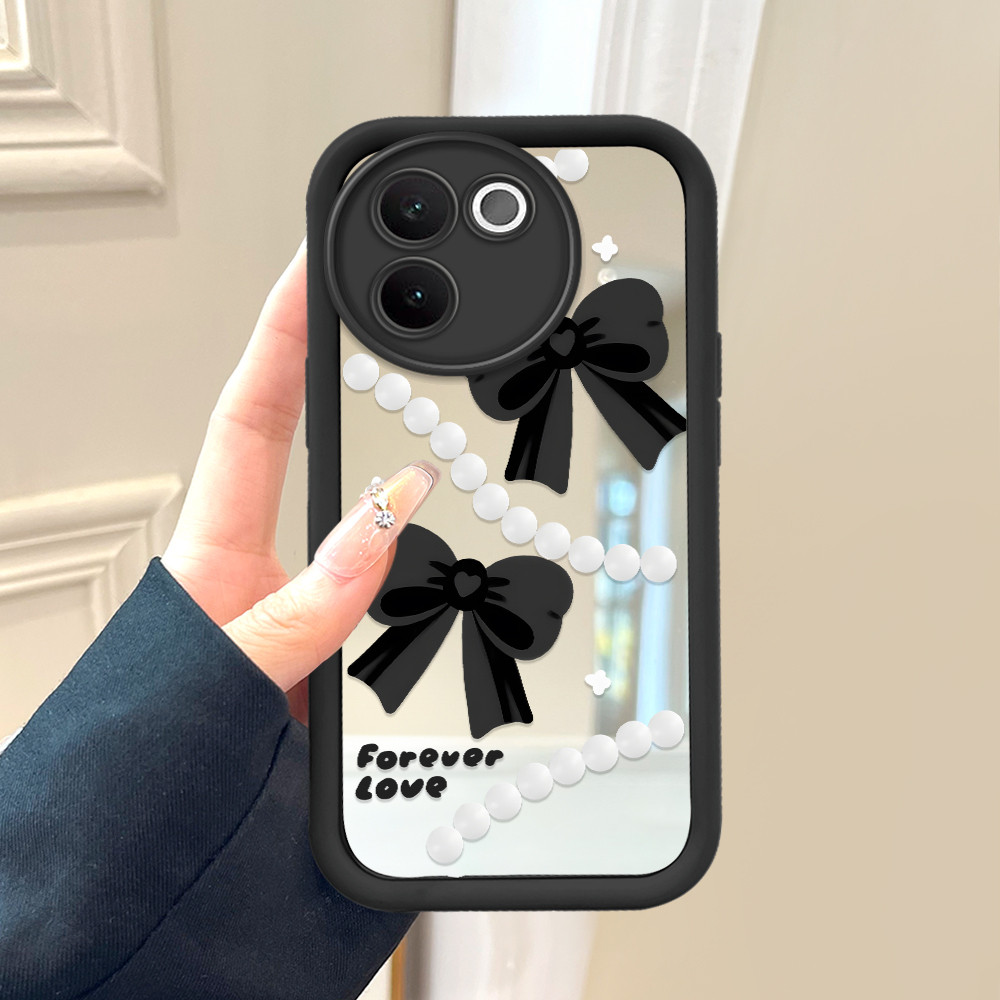 Casing Hp Untuk VIVO V30E 5G Phone Case Terbaru Mirror Cassing Sofcase Ponsel Cesing Cermin Kesing B