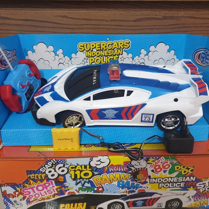 mobil remote control Rc skala 1:10 / Rc police besar