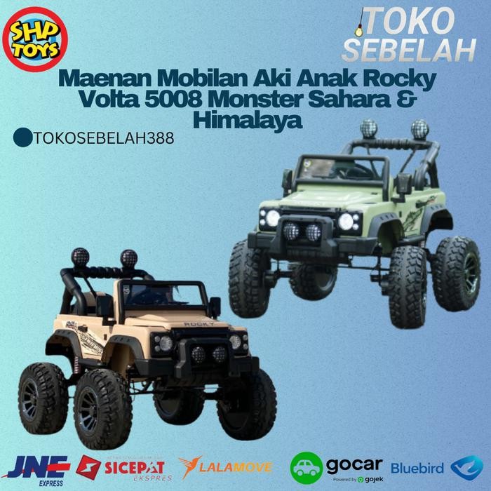 Mobil Aki Anak Rocky Volta 50 Monster Sahara Himalaya - Mainan