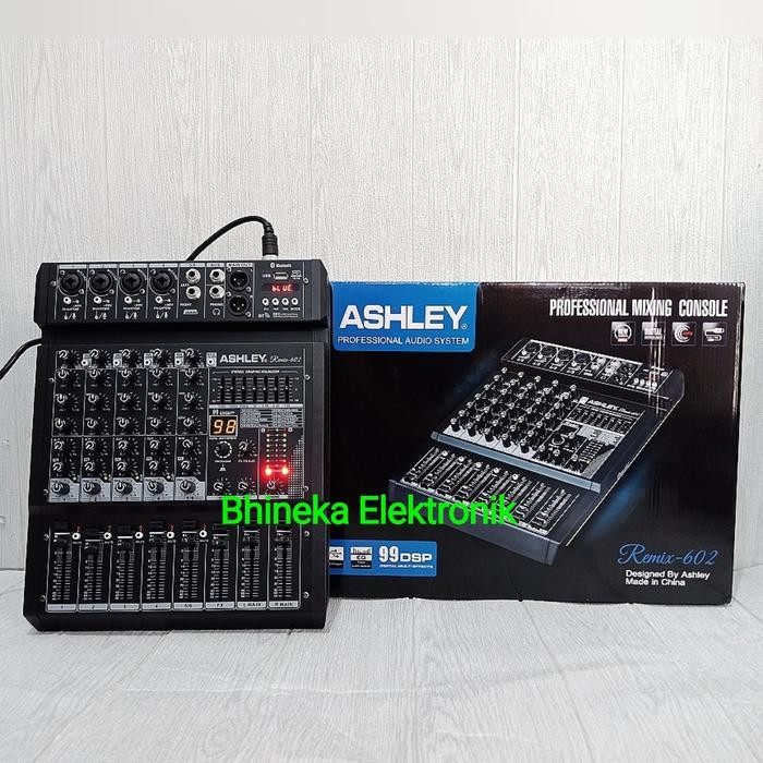 mixer ashley remix602 / remix 602 mic ashley 6channel
