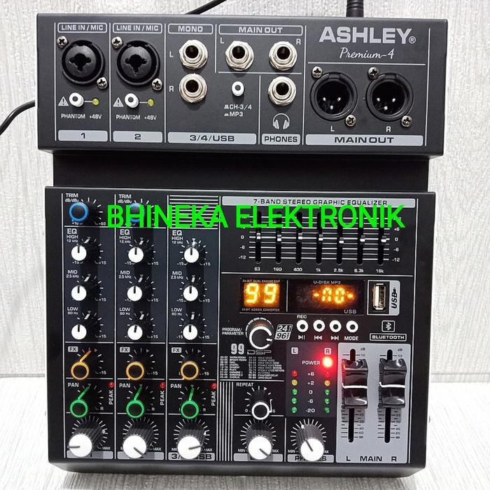 mixer audio Ashley 4 / 4 mixer 4channel