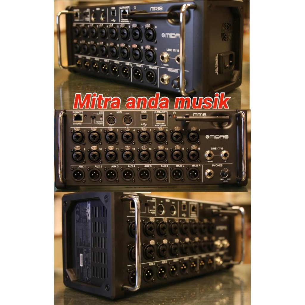 Mixer digital midas mr18