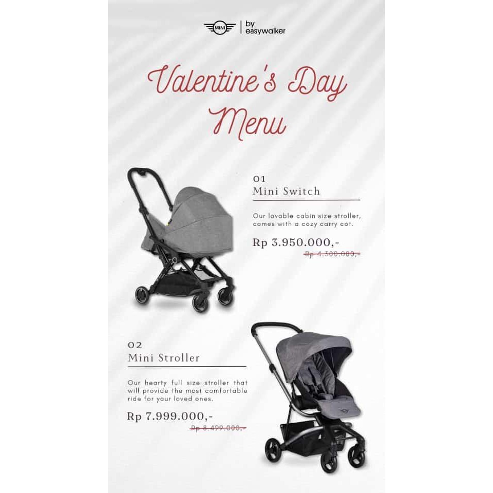 Easywalker MINI Stroller / stroller bayi / kereta dorong / stroller