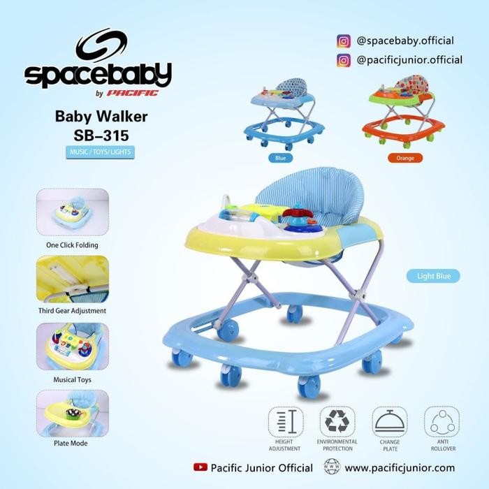 Baby walker spacebaby space baby SB315 SB 315 by pacific