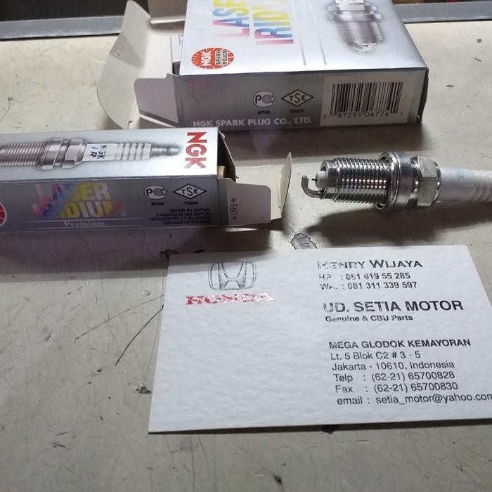 Busi laser iridium 1 set NGK Honda Jazz 2008-2013 Freed 2009-2013 Best Quality