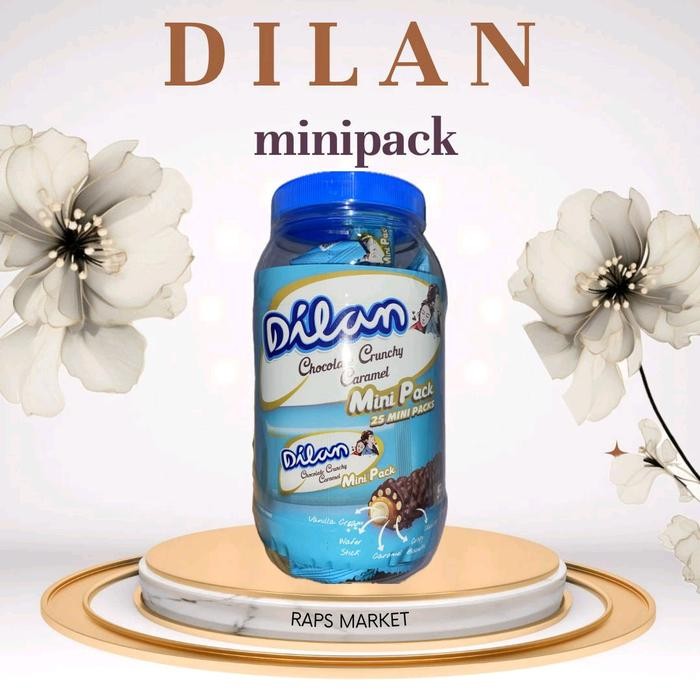 

New Dilan Chocolate Crunchy Caramel Mini Pack Toples isi 25pcs