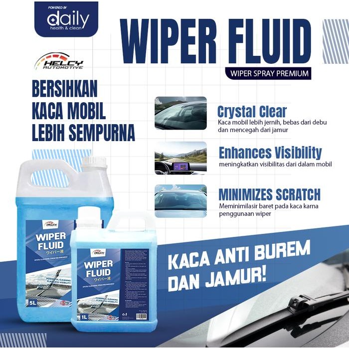 WIPER FLUID EFEK DAUN TALAS / HELCY CAIRAN WIPER / WIPER FLUID *