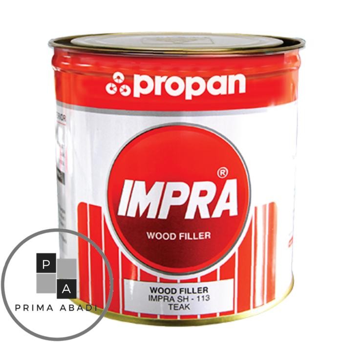 IMPRA WOODFILLER / DEMPUL KAYU IMPRA PROPAN 1 KG - JATI - KAMPER *