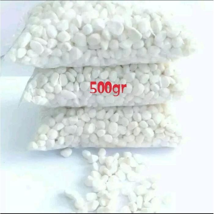 Batu kerikil salju putih rium scape *