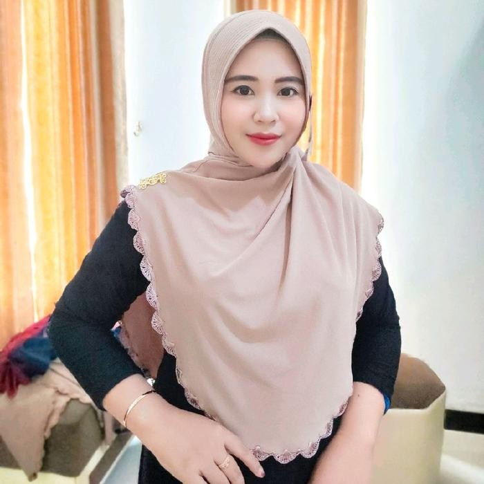 hijab fo damia pinguin sulam cantik *
