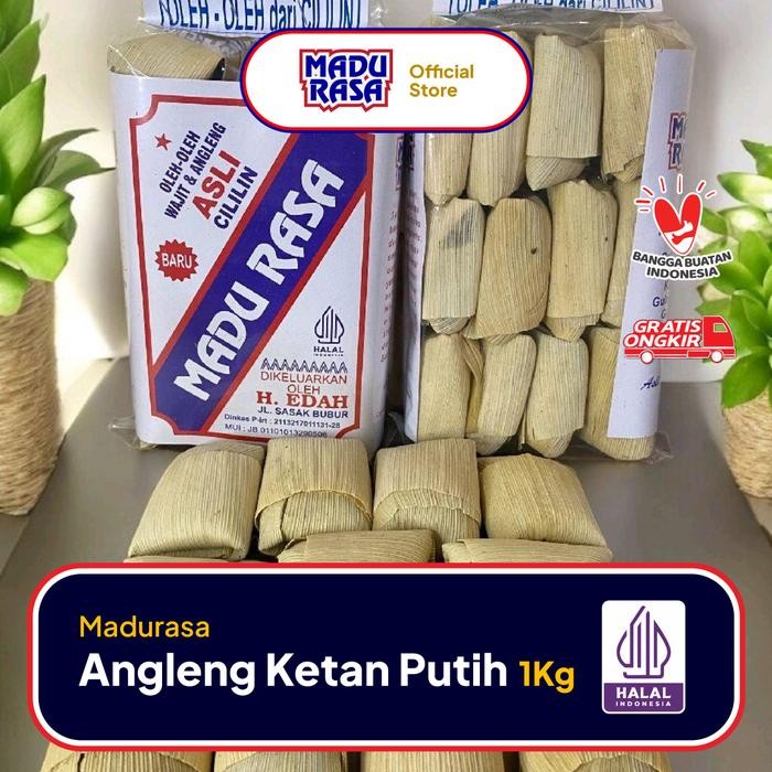 

TERMURAH ANGLENG Ketan Putih 1 KG Oleh Oleh Khas Cililin Wajit Wajik Makanan Cemilan READY STOCK