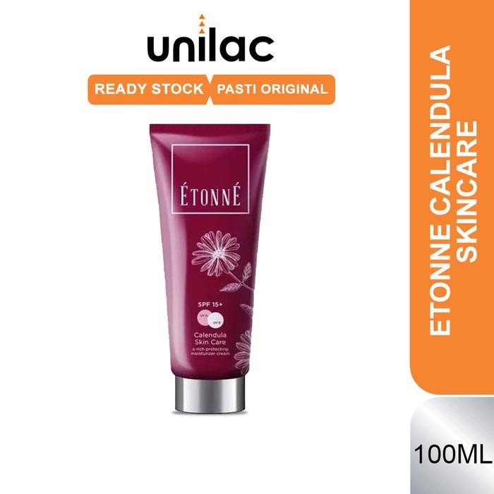 Etonne Calendula Skin Care 100ml Plus Sunblock Sunscreen SPF 15 Sun Block Tabir Surya Wajah & Badan