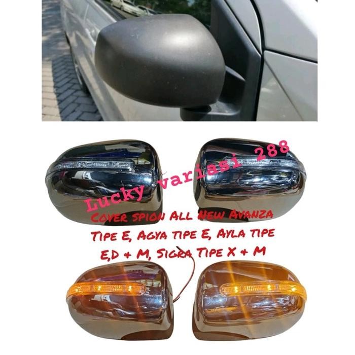 Paling Berkualitas Cover Spion Mirror Cover Batok Spion All New Avanza 2012 - 2018 Tipe E